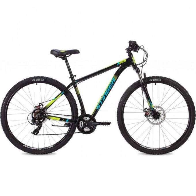 Велосипед STINGER 26" ELEMENT EVO черный, алюминий, размер 14" 26AHD.ELEMEVO.14BK4
