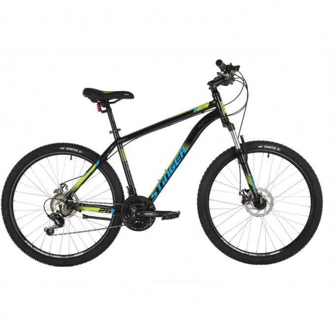 Велосипед STINGER ELEMENT EVO 26", рама 18", черный 26AHD.ELEMEVO.18BK3